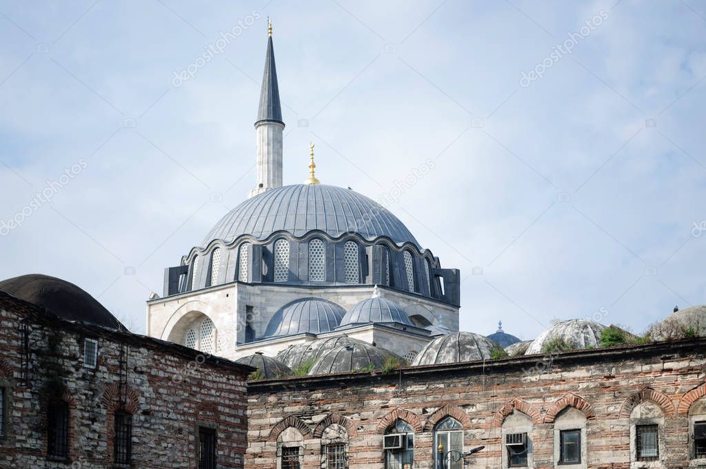 Rustem Pasha mosque built in 1561, Istanbul, Turkey.