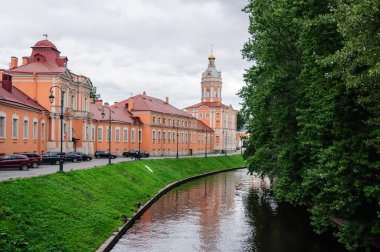 Kutsal Üçlü Manastırı Alexander Nevsky Lavra 18. yüzyıl, Saint Petersburg.