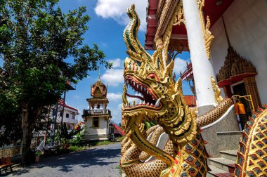 Wat Wichit Songkram Budist Tapınağı Phuket kasabası, Tayland.