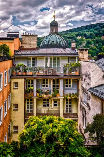 Backside of an old house — Stock Photo, Image