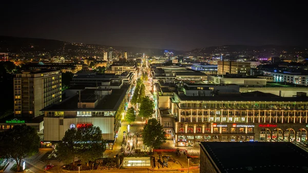 Tiro da noite de stuttgart — Fotografia de Stock