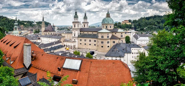 Salzburg město ve dne — Stock fotografie