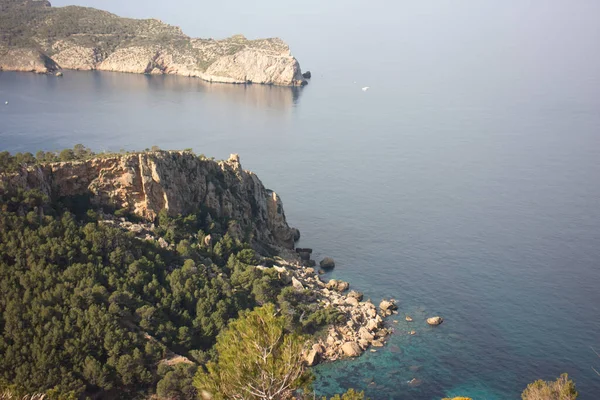 Vista Pequena Ilha Mar Mediterrâneo Grandes Incríveis Paisagens Cheias Emoção — Fotografia de Stock