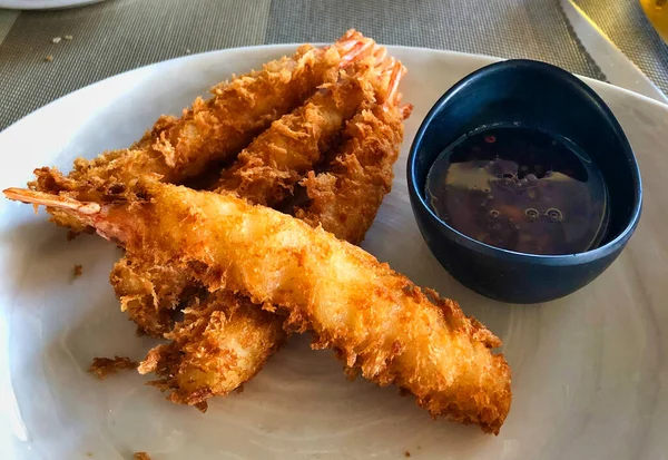 소스가 레스토랑에 맛있는 — 스톡 사진