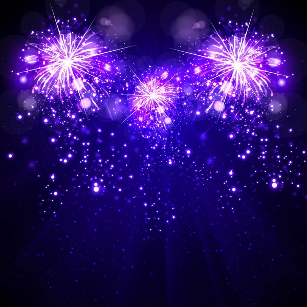 Mutlu yeni yıl arka plan, havai fişek