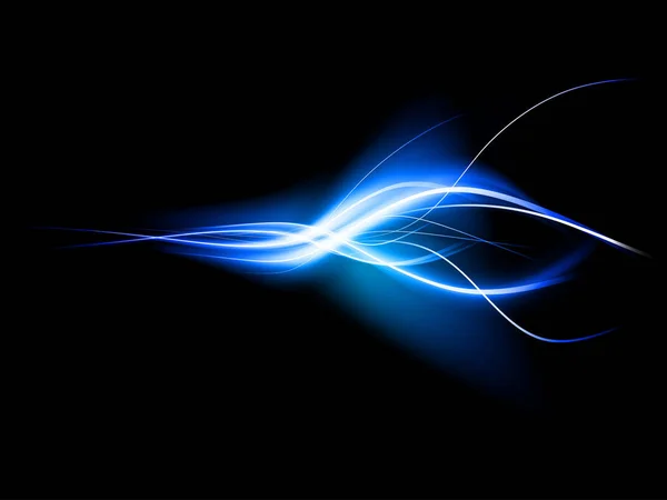 Абстрактные линии неонового света — стоковый вектор