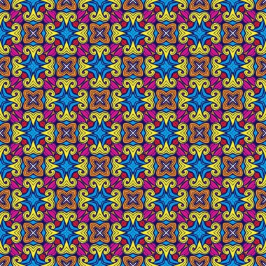 Soyut Desen Arabesque Geometrik Çizim Arkaplanı tekrarlanıyor. Doğu, Portekiz, Fas Çiçek Şam Kilim, Döşeme, Tekstil, Dijital Kağıt, Kumaş Dokusu.