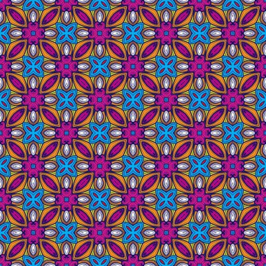 Kusursuz Soyut Desen Arabesk Geometrik Arkaplan. Arapça, Portekizce, Fas Çiçek Şam Halı, Döşeme, Tekstil, Dijital Kağıt, Kumaş Dokusu. 