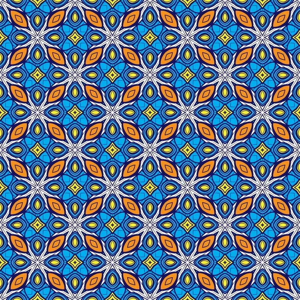 Repeating Abstract Pattern Arabesque Geometric Illustration Background Oriental Portugal Damasco —  Fotos de Stock