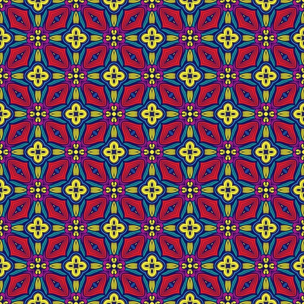 无缝化抽象图式阿拉伯几何传统背景 阿拉伯文 葡萄牙文 摩洛哥花缎制浆 纺织品 数码纸 — 图库照片