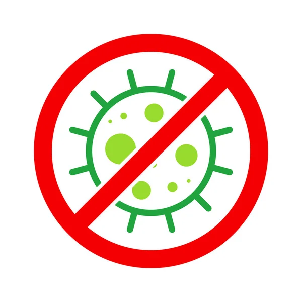 Wuhan Corona Virüsü, Ncov, Mers-Cov Ortadoğu Solunum Sendromu Coronavirus Stop, Block, Anti Stamp. Vektör 2019-2020. Uyarı İşareti, Koruma Sembolü, Risk Bölgesi. Çin Ölümcül Zatürree Hastalığı