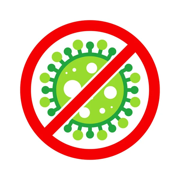 Wuhan Corona Virüsü, Ncov, Mers-Cov Ortadoğu Solunum Sendromu Coronavirus Stop, Block, Anti Stamp. Vektör 2019-2020. Uyarı İşareti, Koruma Sembolü, Risk Bölgesi. Çin Ölümcül Zatürree Hastalığı