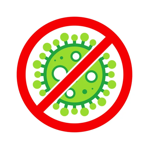 Wuhan Corona Virüsü, Ncov, Mers-Cov Ortadoğu Solunum Sendromu Coronavirus Stop, Block, Anti Stamp. Vektör 2019-2020. Uyarı İşareti, Koruma Sembolü, Risk Bölgesi. Çin Ölümcül Zatürree Hastalığı
