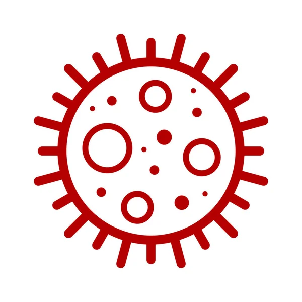 Wuhan Corona Virus Covid Ncov Mers Cov Novel Coronavirus Cell — Stockový vektor