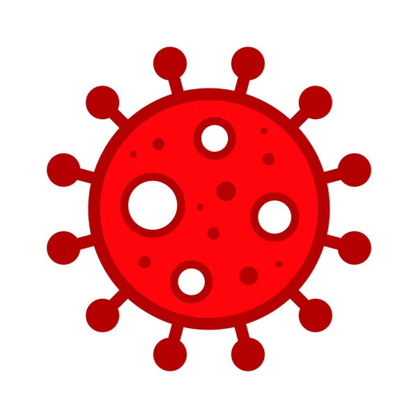 Wuhan Corona Virus Covid Ncov Mers Cov Novel Coronavirus Cell — Vector de stoc