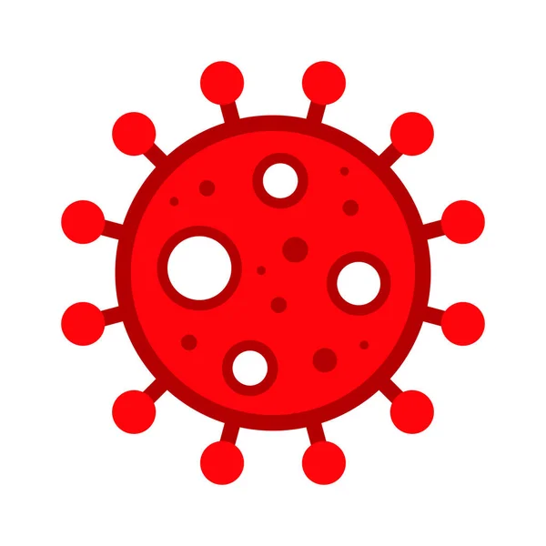 Wuhan Corona Virus Covid Ncov Mers Cov Novel Coronavirus Cell - Stok Vektor