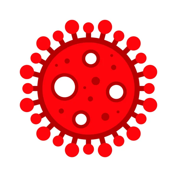 Wuhan Corona Virus Covid Ncov Mers Cov Novel Coronavirus Cell — Stockový vektor