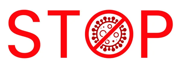 Wuhan Corona Virüsü Mesaj Uyarıyı Durdur İşareti. Covid-19, NCOV, MERS-CoV Coronavirus Blok Damgası. Kırmızı Vektör. Koruma Sembolü, Risk Bölgesi. Çin pnömoni salgını. Covid19