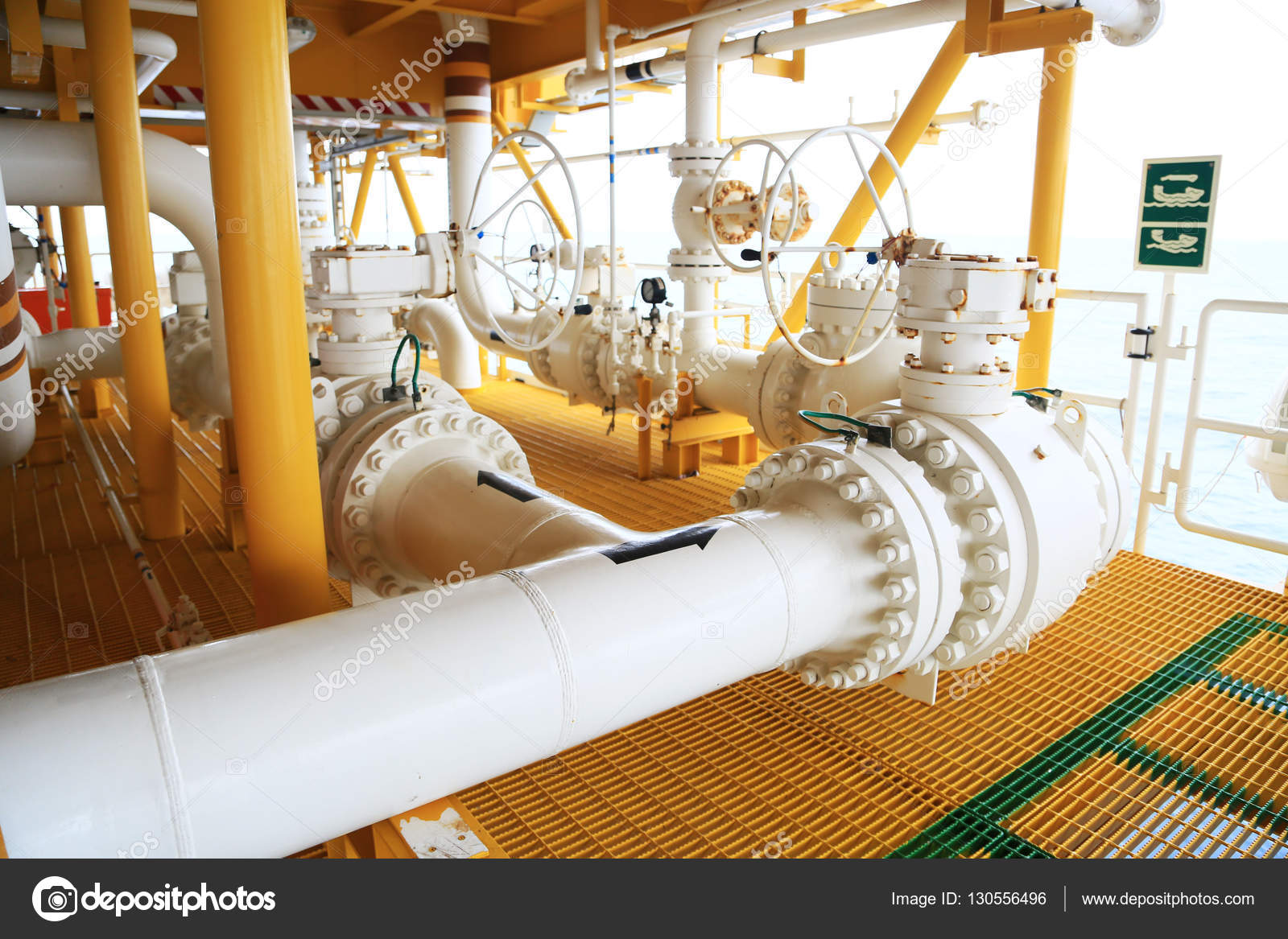 Production process used manual valve to control the system, Operator open and close or function the valve for controlled pressure or gas and oil flow rate.
