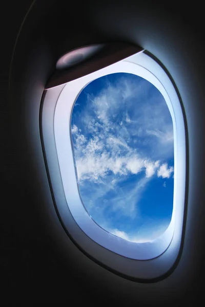 Plane Window View Plane Someplace Plane Window View People Journey — Stock Photo, Image