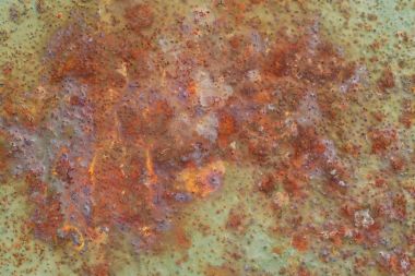 eski ve paslı boş alan destek metin için arka plan. hasar veya antik sanayi atölye yüzeyden. Korozyon çelik tarafından rusty yüzey ve makine yapısı ile çarpışma olacak.