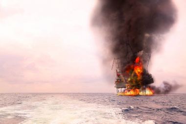 Offshore petrol ve sondaj platformu inşaat çünkü zarar görmüş durumda en kötü ya da olan durum kontrol edemez durumda. Çünkü denize petrol sızıntısı yanlış kullanım ve güvenlik kuralı işsiz kazasında.