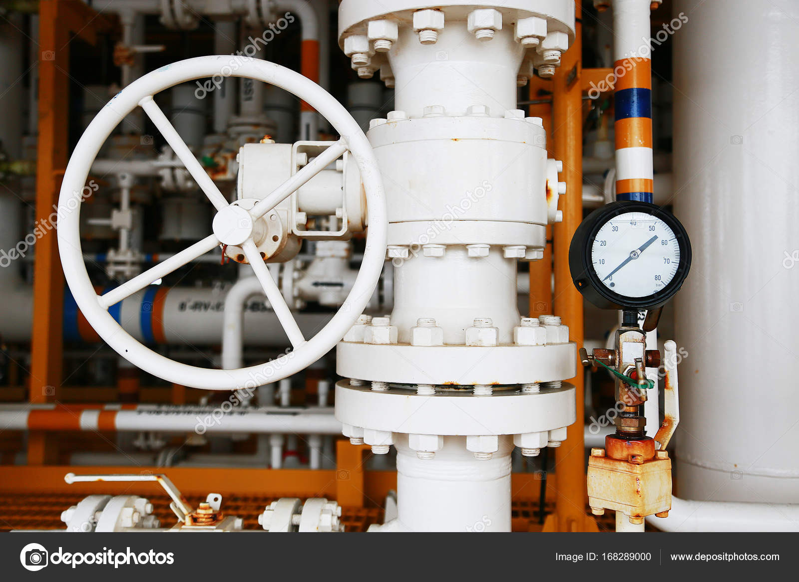 Production process used manual valve to control the system, Operator open and close or function the valve for controlled pressure or gas and oil flow rate.