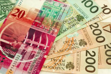 Frank ve bir-Zlotisi paralar