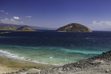 Le Goubet ve Tadjourah Körfezi manzara