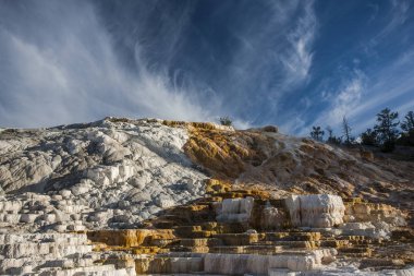 Mamut kaplıca Teras manzara