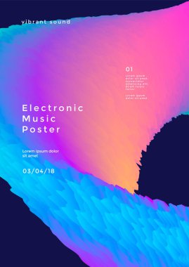 Elektronik müzik poster