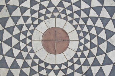 Tuğla Marmaris, Türkiye'de kasaba Meydanı'nda zemini