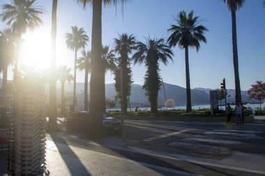 Marmaris, Türkiye - 12 Haziran 2017: Ege Denizi dolgu