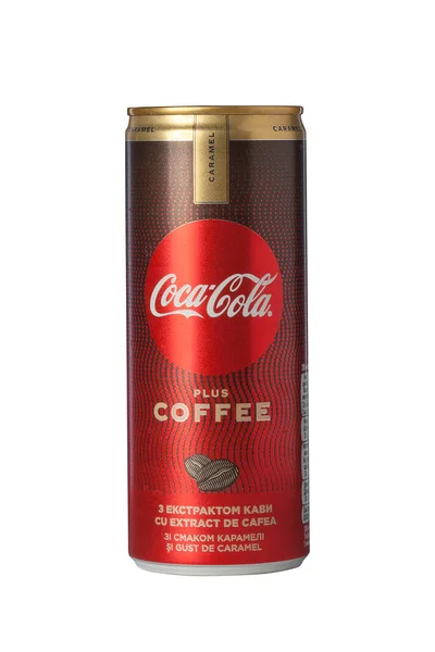 Kiev Ucrania Mayo 2020 Coca Cola Iron Can Coffee New —  Fotos de Stock