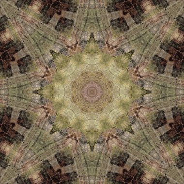 renkli desenli fraktal arkaplan