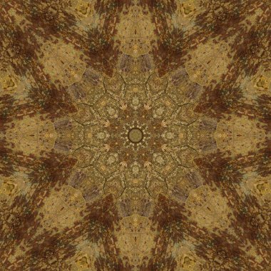 renkli desenli fraktal arkaplan