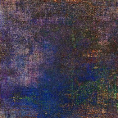 Renkli grunge arkaplanı. Eski grunge beton kaldırımına renkli arkaplan olarak tebeşir kalemleri çiziyor. 