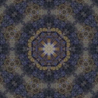 renkli desenli fraktal arkaplan