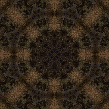 renkli desenli fraktal arkaplan