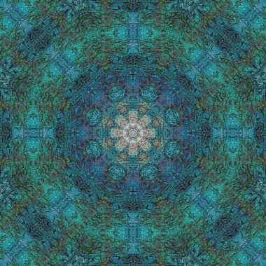 renkli desenli fraktal arkaplan