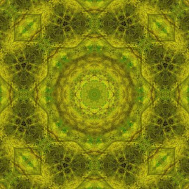 renkli desenli fraktal arkaplan