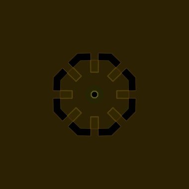 koyu desenli fraktal arkaplan