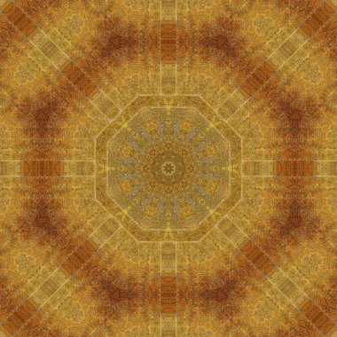 renkli desenli fraktal arkaplan