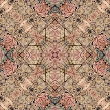 renkli desenli fraktal arkaplan