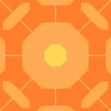 renkli desenli fraktal arkaplan