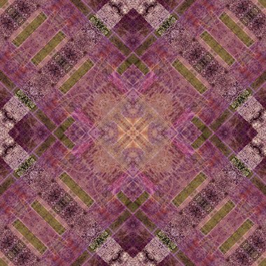 renkli desenli fraktal arkaplan