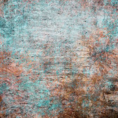 Tasarım için soyut eski dekoratif arkaplan, kirli duvar kağıdı