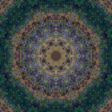 Tasarım için soyut renkli fraktal arkaplan