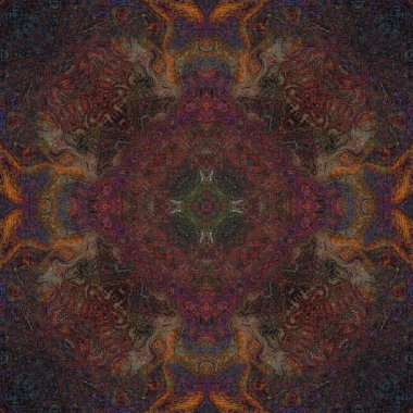 Tasarım için soyut grungy fraktal duvar kağıdı