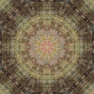 Tasarım için soyut renkli fraktal arkaplan